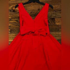 Victoria's Secret Vibrant Red Backless Dress